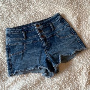 Refuge high waisted jean shorts